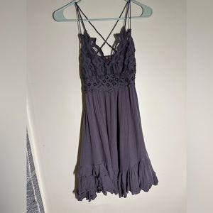 Free People Adella Slip Lace Dress